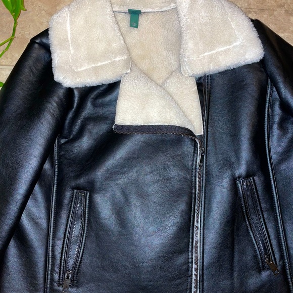 Plus Size Faux Leather Jacket by Wild Fable - Picture 1 of 3